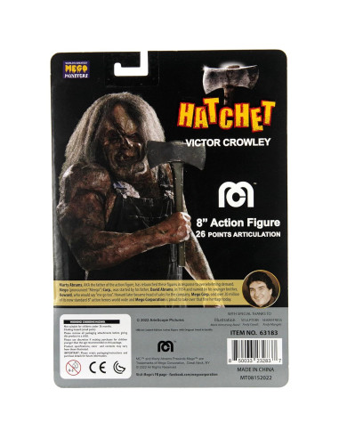 Figura de Acción Victor Crowley Mego 20cm Articulada