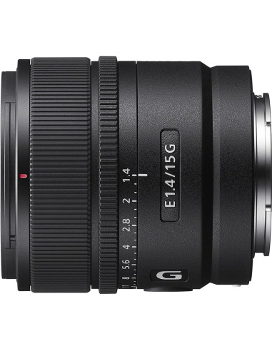Lente Sony E 15mm F1.4 G Gran Angular APS-C 0.38kg