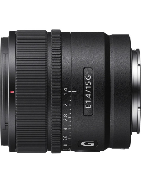 Lente Sony E 15mm F1.4 G Gran Angular APS-C 0.38kg