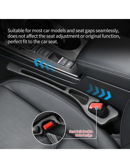 Paquete de 2 Organizadores de Relleno Espacio Asientos Coche NSNIBEIGE Paquete de 2 Organizadores de Relleno Espacio Asientos Coche NSNIBEIGE