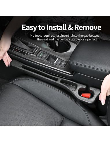 Paquete de 2 Organizadores de Relleno Espacio Asientos Coche NSNIBEIGE