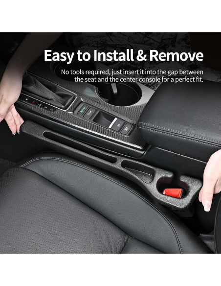 Paquete de 2 Organizadores de Relleno Espacio Asientos Coche NSNIBEIGE Paquete de 2 Organizadores de Relleno Espacio Asientos Coche NSNIBEIGE