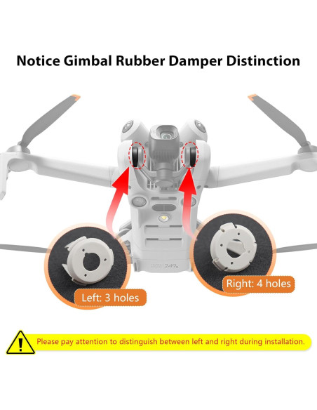 Reemplazo Goma Amortiguador Gimbal DJI Mini 4 Pro - Herramientas Incluidas