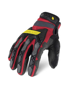 Guantes de Trabajo Ironclad Command Impact A5 Rojo - Talla M