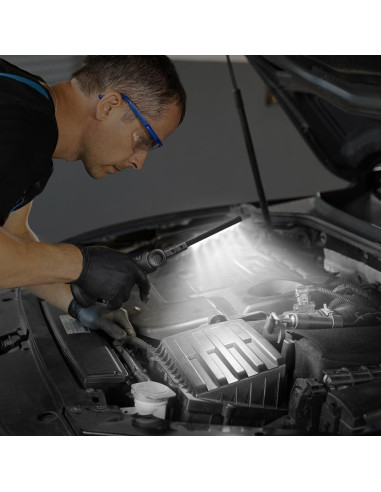 Linterna de Trabajo LED FIBRAVE GZD-001 Recargable 2PCS