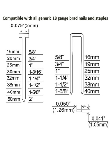 Clavadora Neumática Valu-Air SF5040 2 en 1 18 Calibre