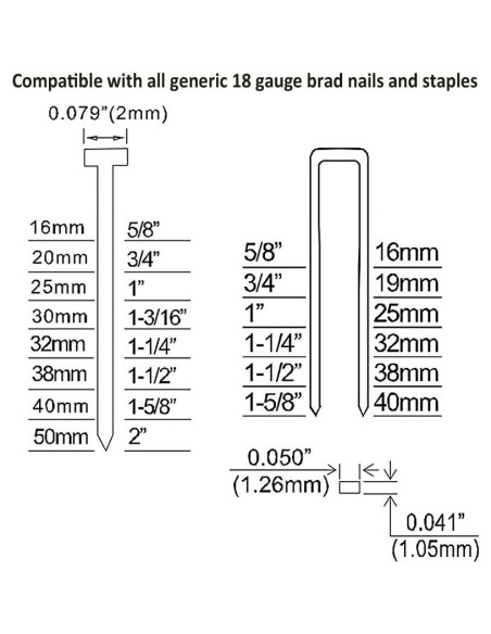Clavadora Neumática Valu-Air SF5040 2 en 1 18 Calibre