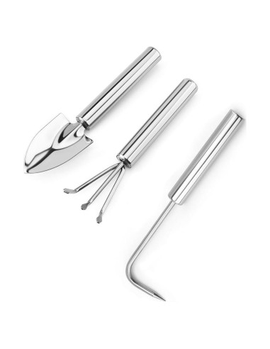 Juego de Herramientas de Jardinería 3 en 1 Screwizard - Aluminio