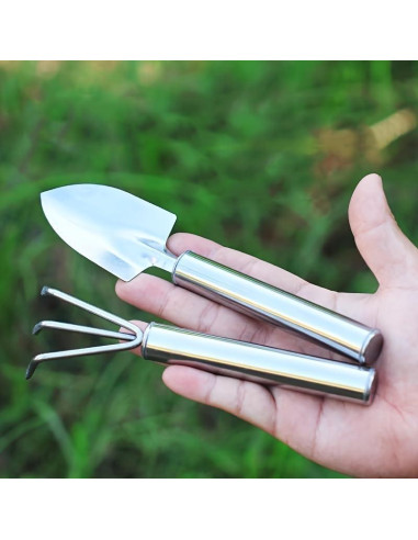 Juego de Herramientas de Jardinería 3 en 1 Screwizard - Aluminio