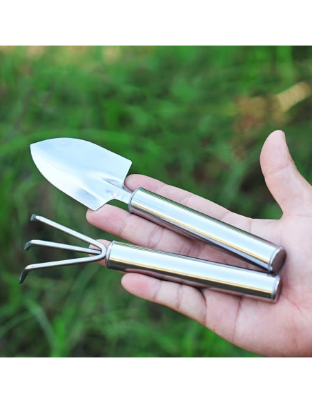 Juego de Herramientas de Jardinería 3 en 1 Screwizard - Aluminio