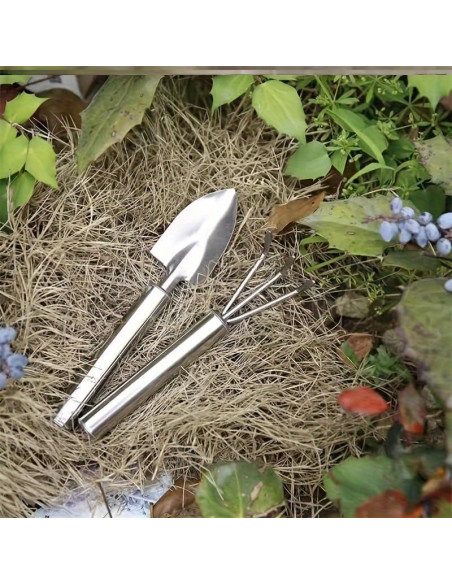 Juego de Herramientas de Jardinería 3 en 1 Screwizard - Aluminio