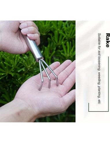 Juego de Herramientas de Jardinería 3 en 1 Screwizard - Aluminio