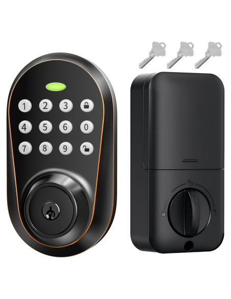 Cerradura Electrónica Inteligente Kuelor con Teclado y Alarma