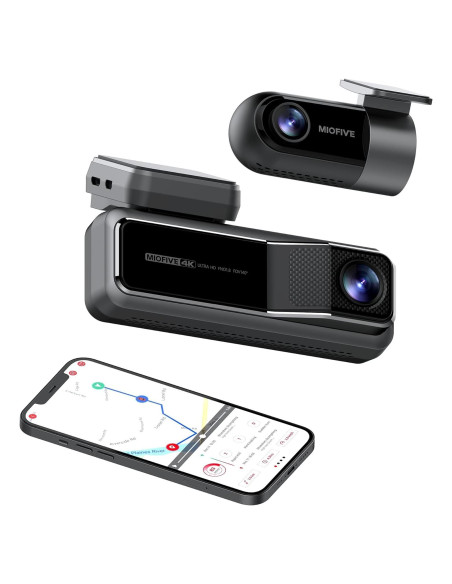 Cámara de Tablero Dual Miofive 4K/2K con GPS y WiFi 5G