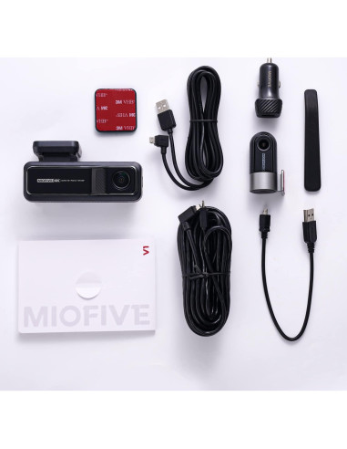 Cámara de Tablero Dual Miofive 4K/2K con GPS y WiFi 5G