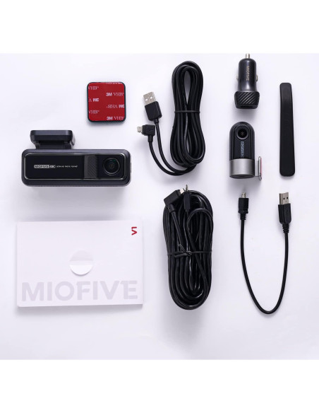 Cámara de Tablero Dual Miofive 4K/2K con GPS y WiFi 5G