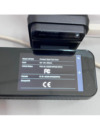 Cámara de Tablero Dual Miofive 4K/2K con GPS y WiFi 5G