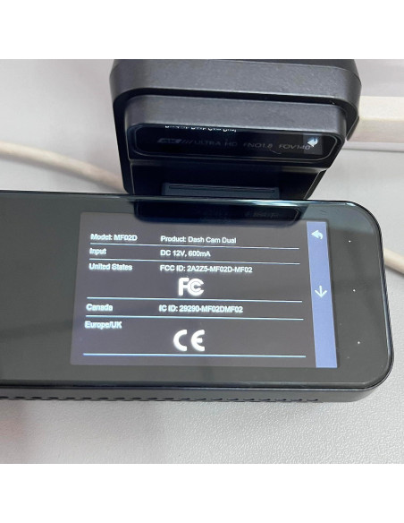 Cámara de Tablero Dual Miofive 4K/2K con GPS y WiFi 5G