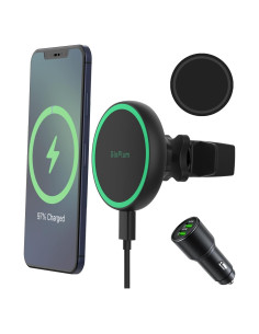 Soporte Carga Inalámbrica Magnético Gloplum para iPhone 15/14/13