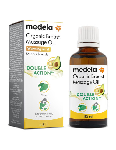 Aceite de Masaje Orgánico Medela 50 ml para Madres Lactantes