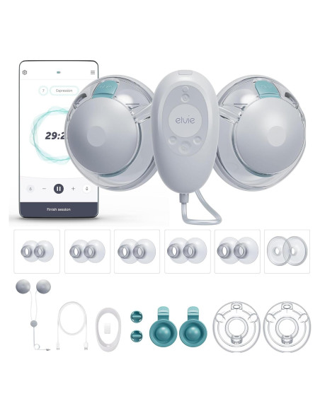 Bomba de Pecho Doble Elvie Stride 2 - Control App, Silenciosa