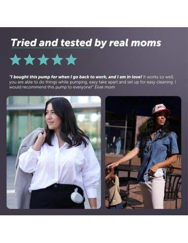 Bomba de Pecho Doble Elvie Stride 2 - Control App, Silenciosa
