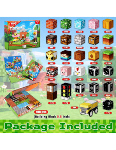 100 Piezas Bloques Magnéticos Magneverse - Juguetes STEM Bosques 2