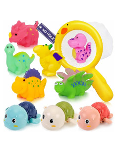 Set de Juguetes de Baño para Niños QLKYTALA - 10 Piezas Sin Moho