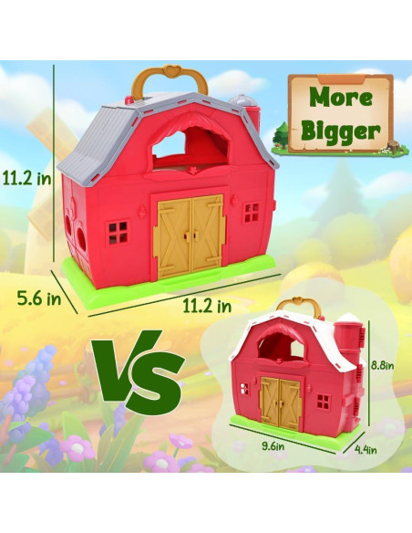 Set de Juego de Granja BOLZRA con Animales y Tractor