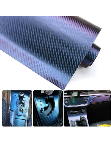 Vinilo Camaleón USSDE 30x150cm Púrpura Brillante para Auto