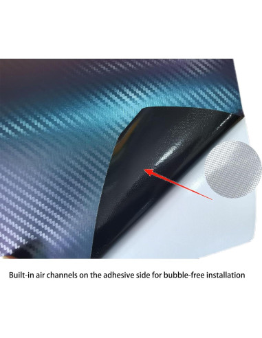 Vinilo Camaleón USSDE 30x150cm Púrpura Brillante para Auto