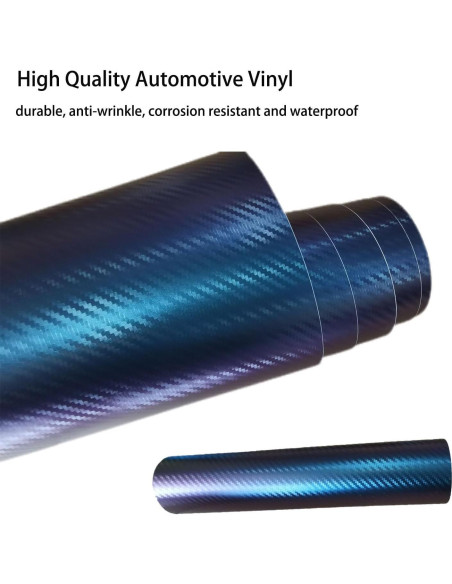 Vinilo Camaleón USSDE 30x150cm Púrpura Brillante para Auto