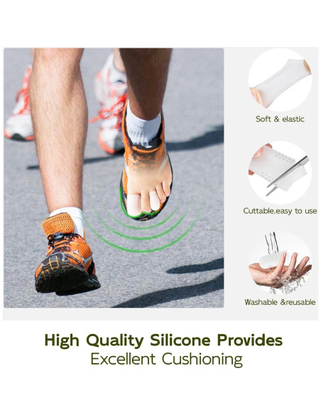 Protectores de Dedos Bukihome 16 PCS Silicona Alivio Dolor