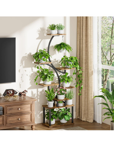 Soporte de Plantas Interior Bacekoll 157 cm con Luces de Crecimiento