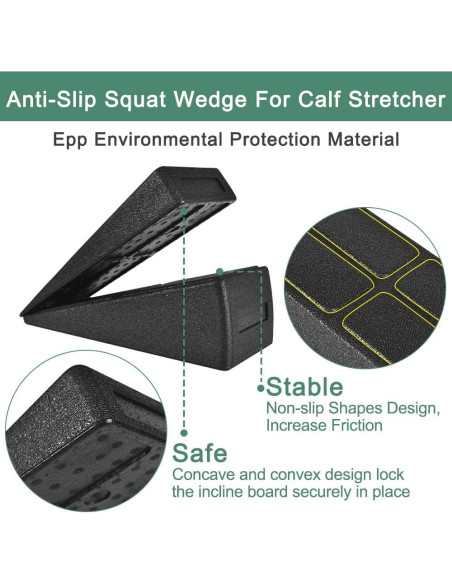 Cuña de Sentadilla Inclinada Grope para Estiramiento de Pantorrillas