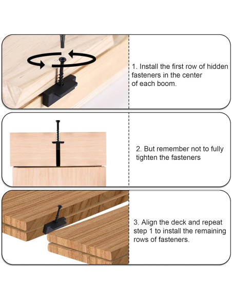600 Sujetadores Ocultos para Decks Compuestos Diegimr con Brocas