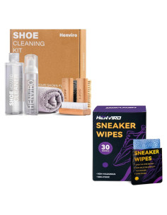 Kit de Limpieza de Zapatillas Henviro - Toallitas y Limpiador