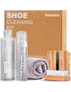 Kit de Limpieza de Zapatillas Henviro - Toallitas y Limpiador 2