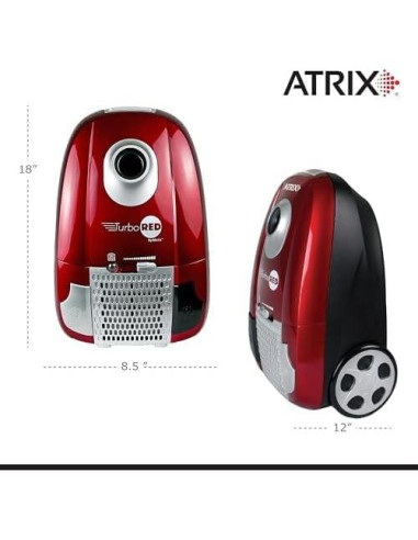 Aspiradora de Cilindro Atrix Turbo AHC-1 HEPA 1400W 6L