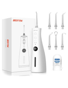 Irrigador Dental BESTEK BTF5039 - 5 Modos, 300ml, IPX7