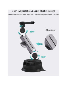 Soporte de Ventosa para Cámara y Teléfono VVNTVEE 360 2