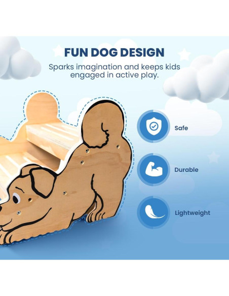 Escalera de Madera para Niños Motherly Haven 2 Escalones Antideslizante