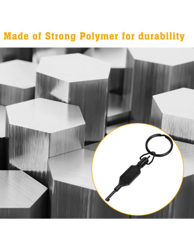 Llave de Esposas Giratoria JOTOVO Zt-9p 10.16 cm Negra