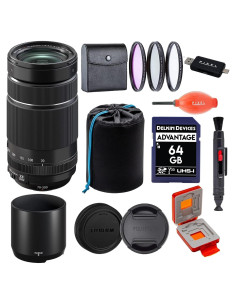 Lente Fujifilm XF 70-300mm F4-5.6 LM OIS WR con Accesorios