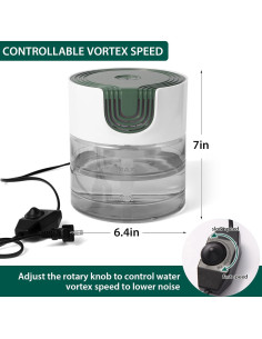 Purificador de Aire de Agua Oxyvana Verde 1300ml Silencioso 2