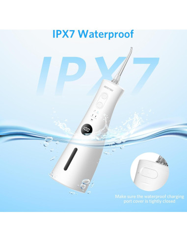 Irrigador Dental BESTEK BTF5039 - 5 Modos, 300ml, IPX7