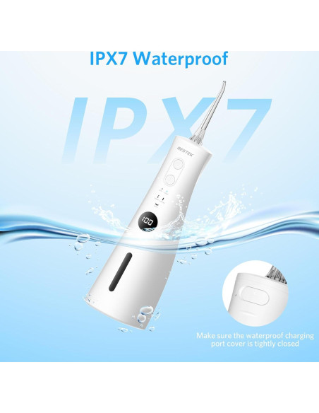 Irrigador Dental BESTEK BTF5039 - 5 Modos, 300ml, IPX7