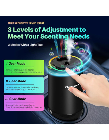 Ambientador de Aire Inteligente GlimmaX para Coche 50ml