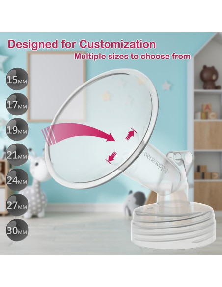 Bridas de 15mm Nenesupply para Bombas Spectra S1 S2 9 Plus