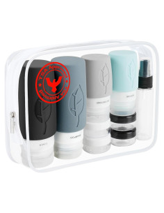 Paquete de 17 Botellas de Viaje Lesnorry 90ml Aprobadas por TSA